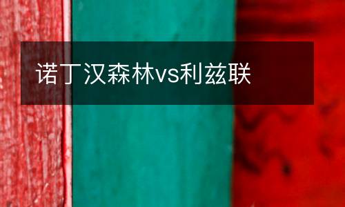 諾丁漢森林vs利茲聯